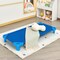 Stack-able Nap Cot for Kids with Steel Frame Oxford Fabric Raised Design and Easy Cleaning